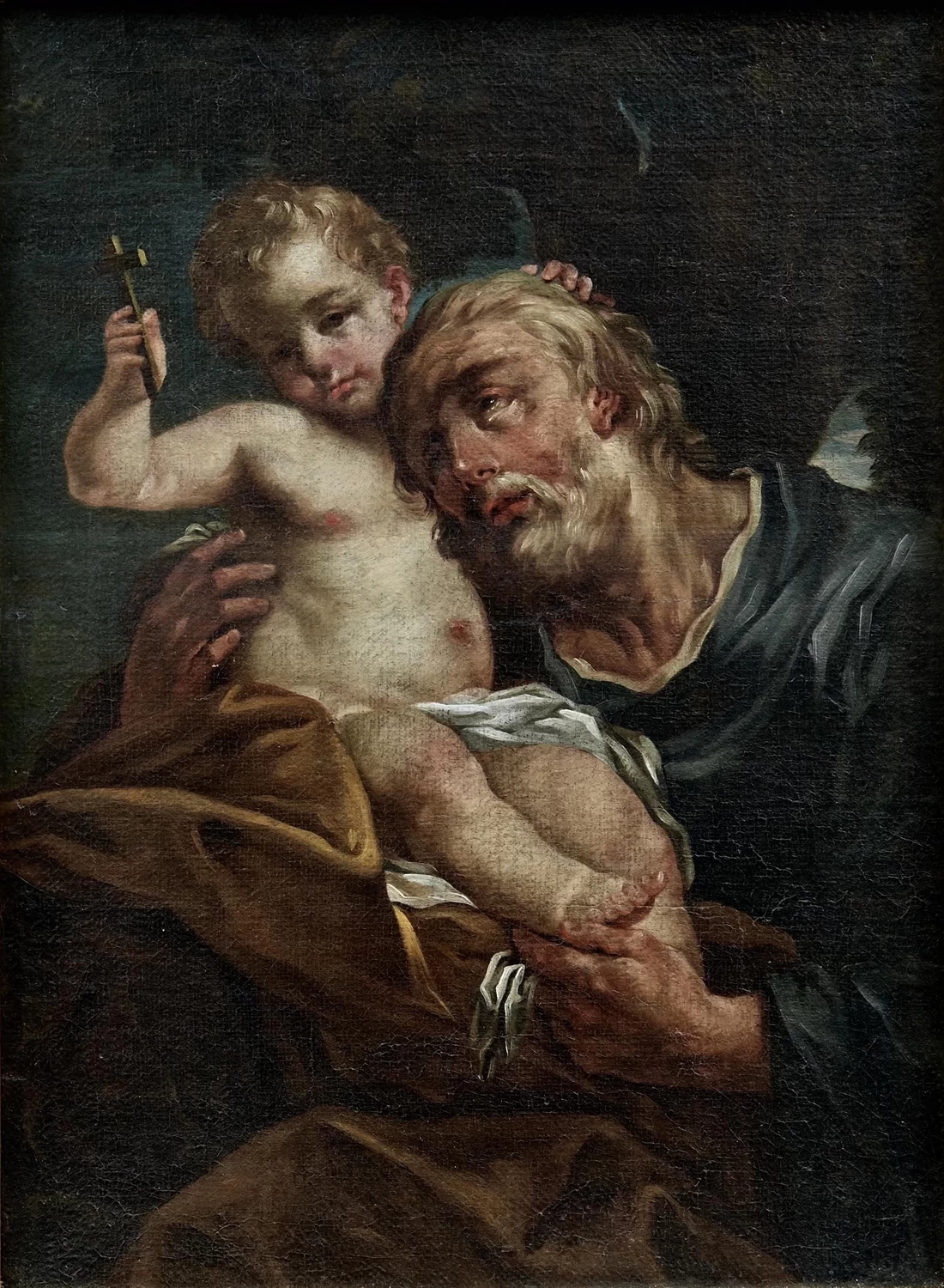 San Giuseppe con il bambino Gesù - attribuito